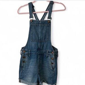 Madewell Denim “I’m a Fucking Star” Short Overalls